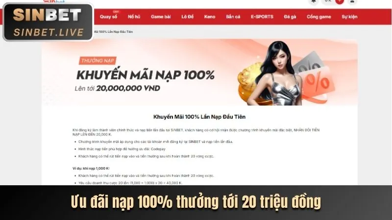 Hoàn trả cược thể thao hàng tuần vmax99